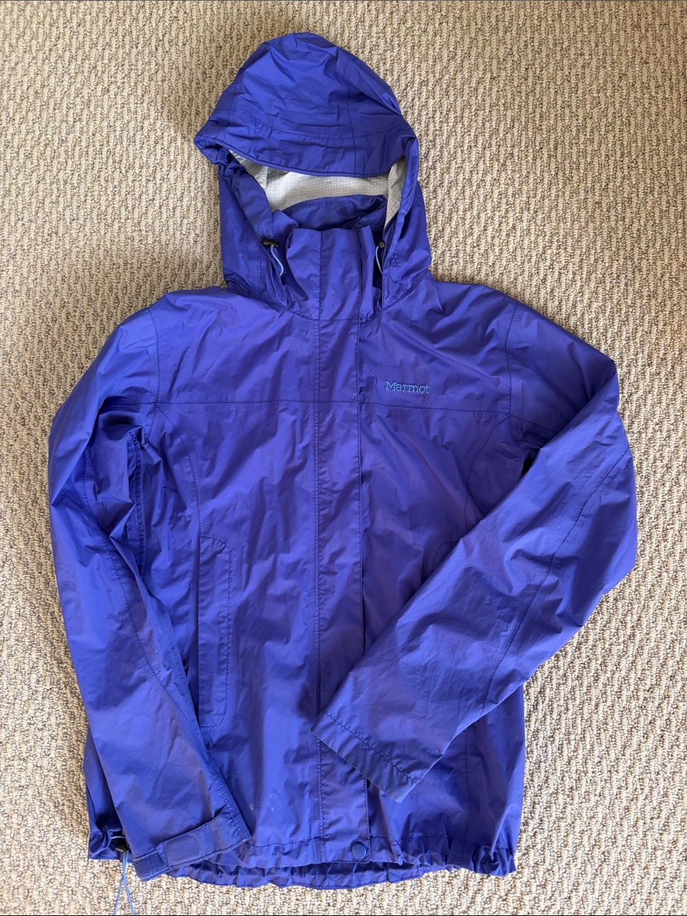 Marmot Women's Deep Purple Hooded Rain Coat
